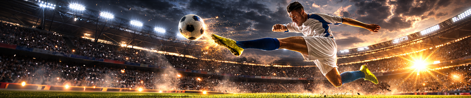 Stadion und Fußballplatz