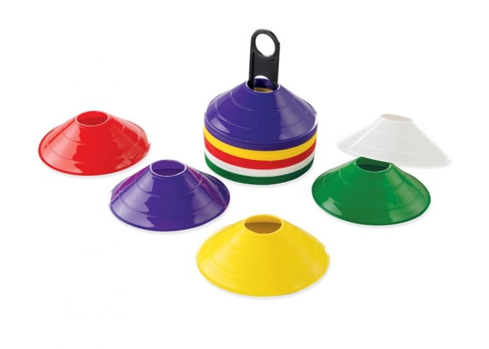 Markierungsteller-Set 5-farbig mit Trageständer