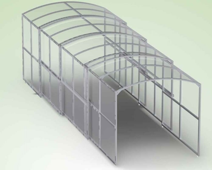 Spielertunnel -  Kastenform -