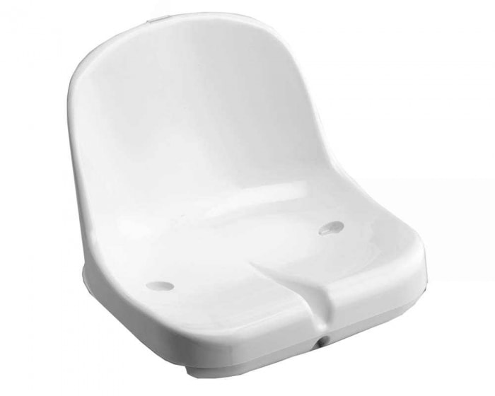 Tribünensitz Sitzschalen 'Elegance' RAL 9016 weiß